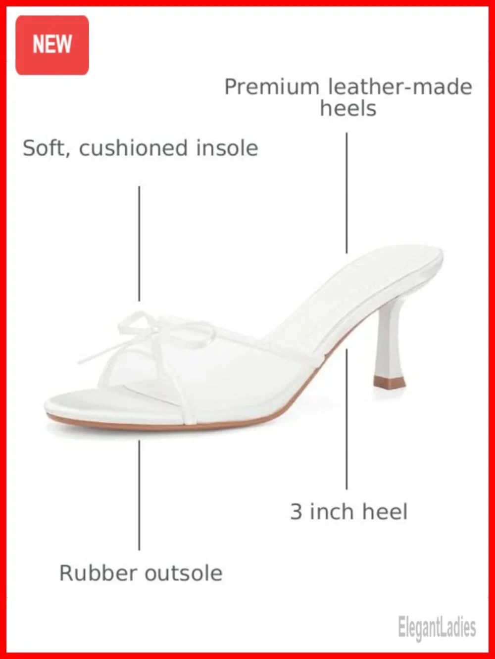 Kitten Heel Open Round Toe Slip On Mesh Mid Heeled Sandals